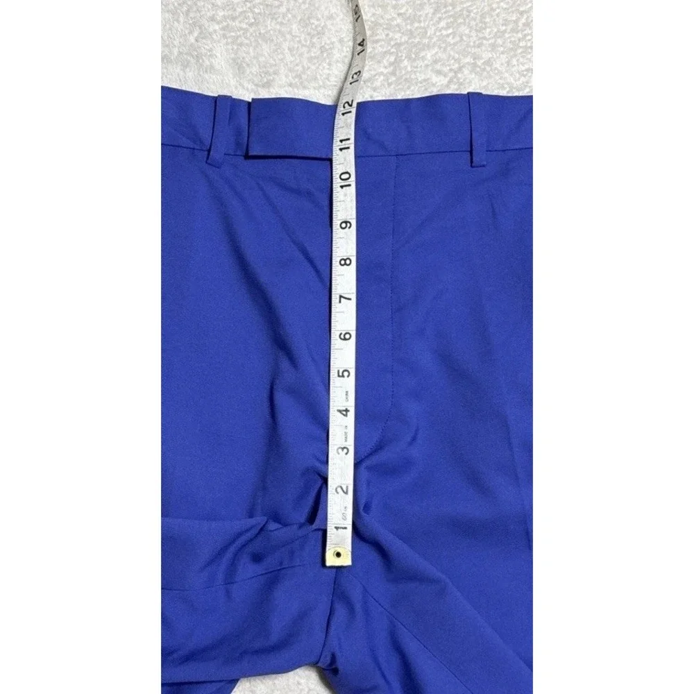 Ralph Lauren RLX Golf Shorts Men's Size 40 Blue Performance Flat Front Chino